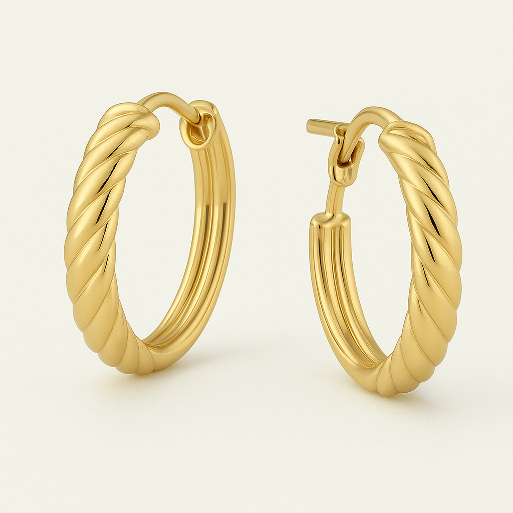 Twisted Hoops Earrings