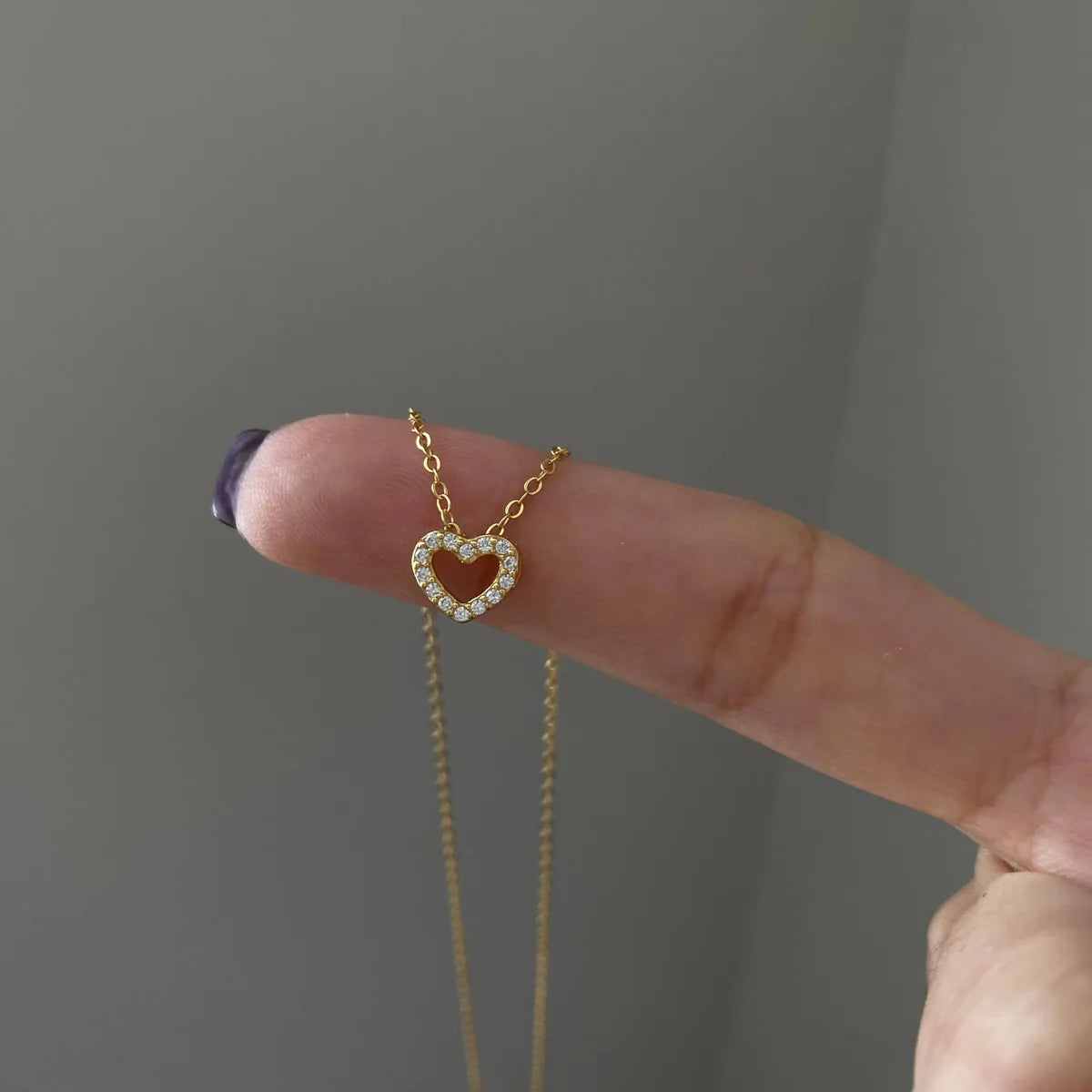 Whispered Heart – 925 Sterling Silver Heart Necklace