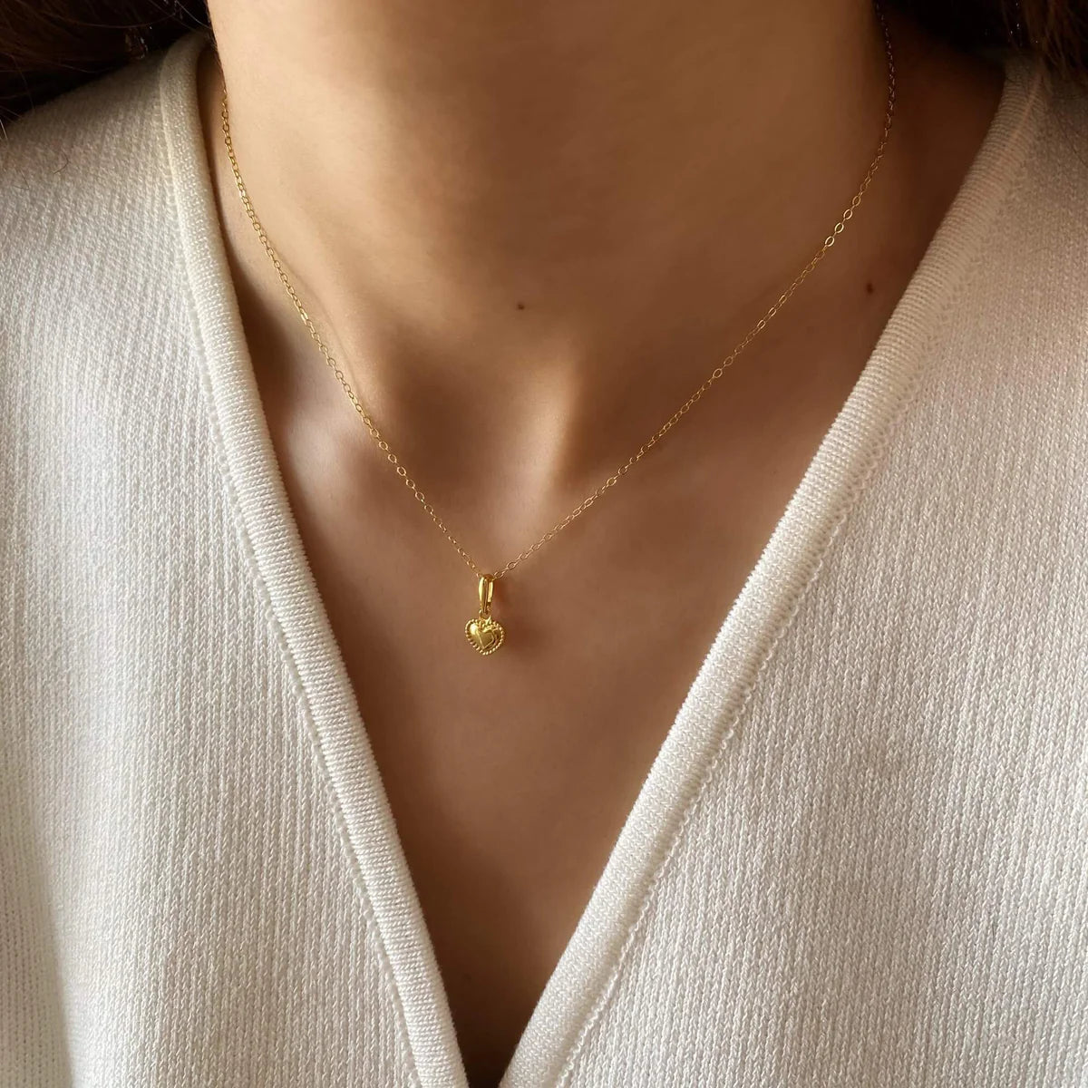 Pulse – 925 Sterling Silver Heart Necklace