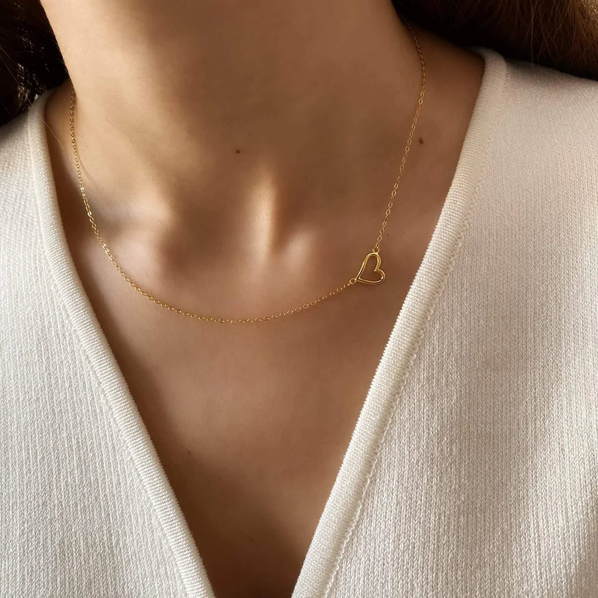 Heartline – 925 Sterling Silver Heart Necklace