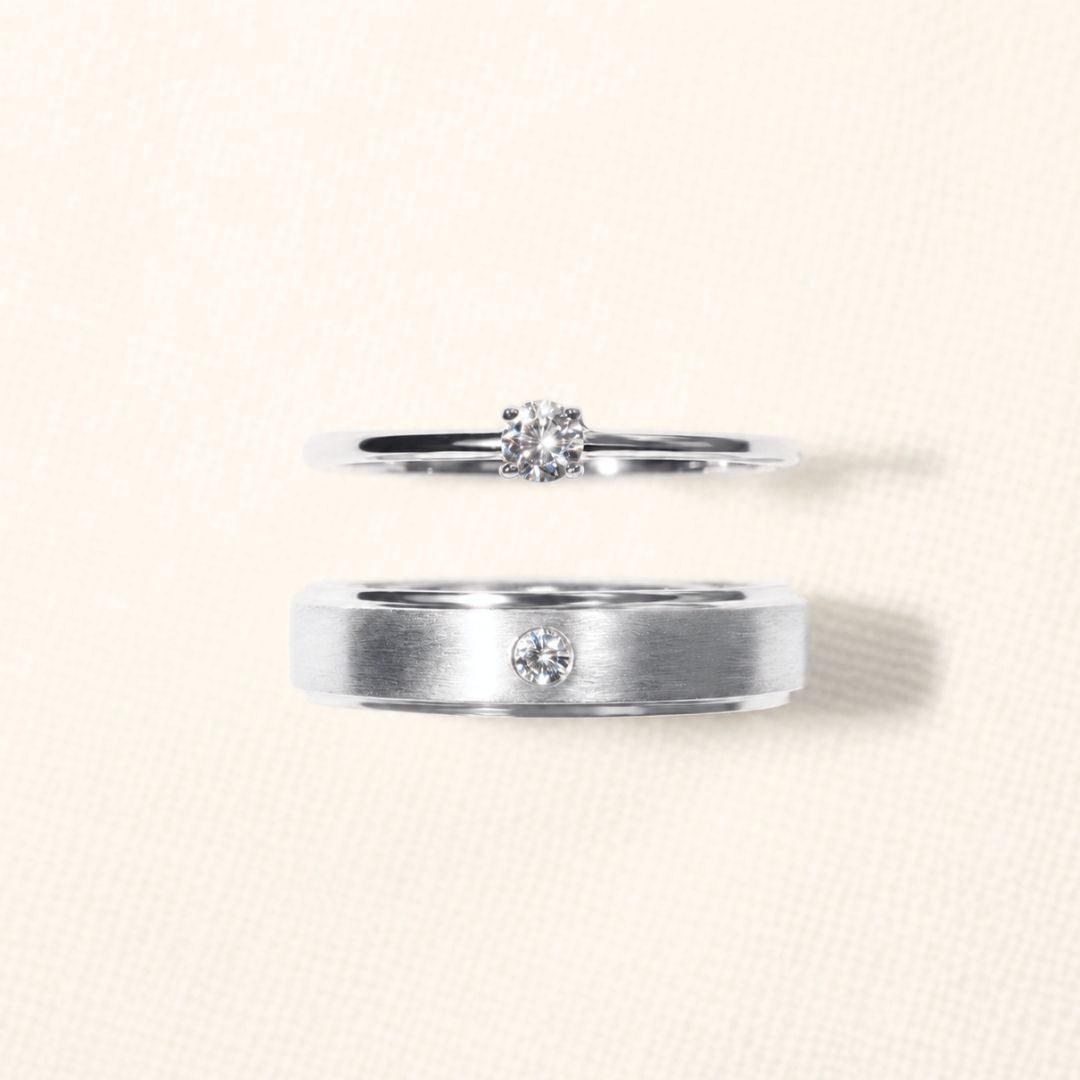 The Promise Set — His & Hers Ring Duo