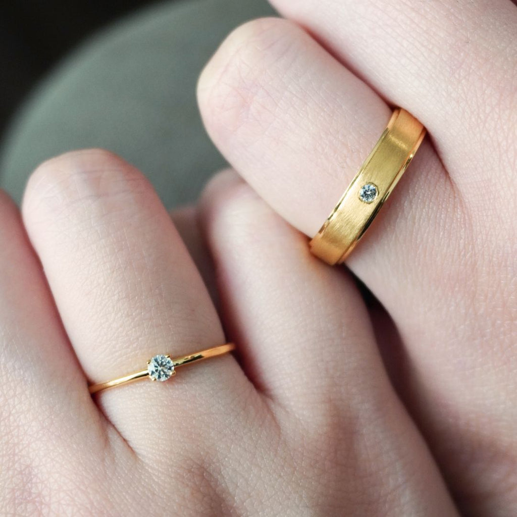 The Promise Set — His & Hers Ring Duo