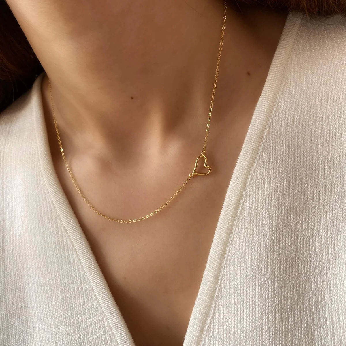 Heartline – 925 Sterling Silver Heart Necklace