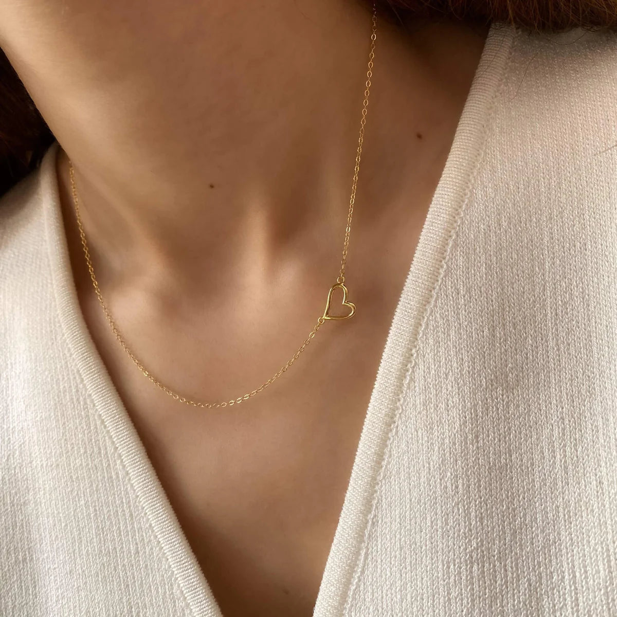 Heartline – 925 Sterling Silver Heart Necklace