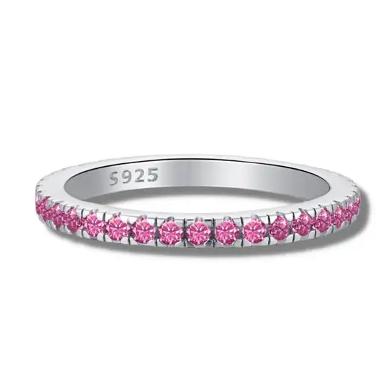 Elina ring 925 silver close-up detail — elegant everyday silver ring