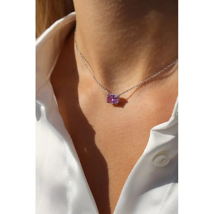 Begum's Serenade 925 Sterling Silver Necklace — delicate silver pendant necklace for women, India