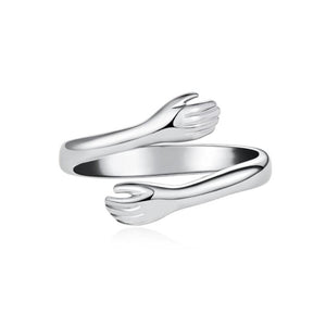 Sterling Silver 925 Hug Ring - UNJELLIC