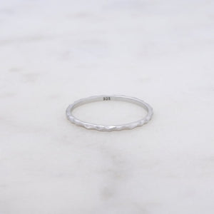 Silver Luster 18K Gold Plated Dainty Ring - UNJELLIC