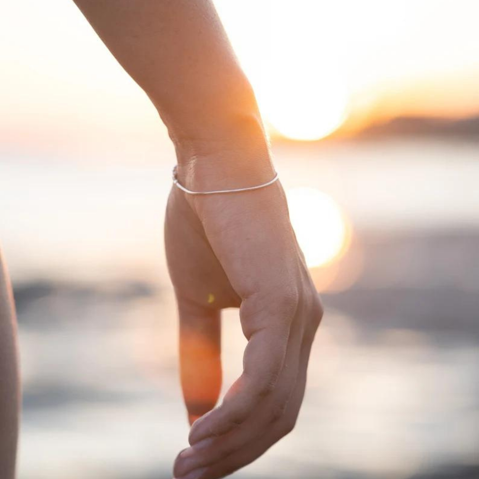 Sterling Silver Twin Stars Couple Bracelet