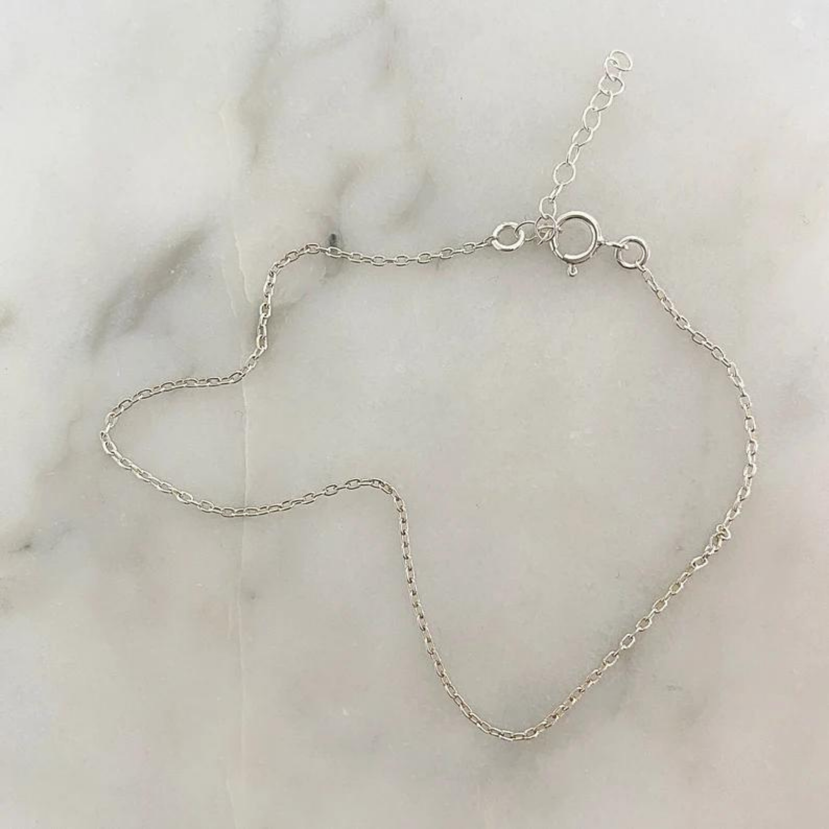 Sterling Silver Simple Chain Bracelet