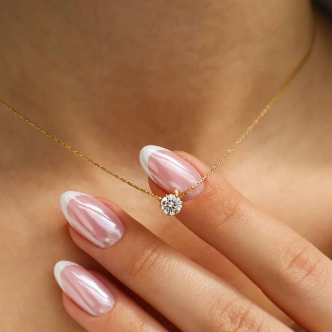 Round Solitaire Pendant Necklace