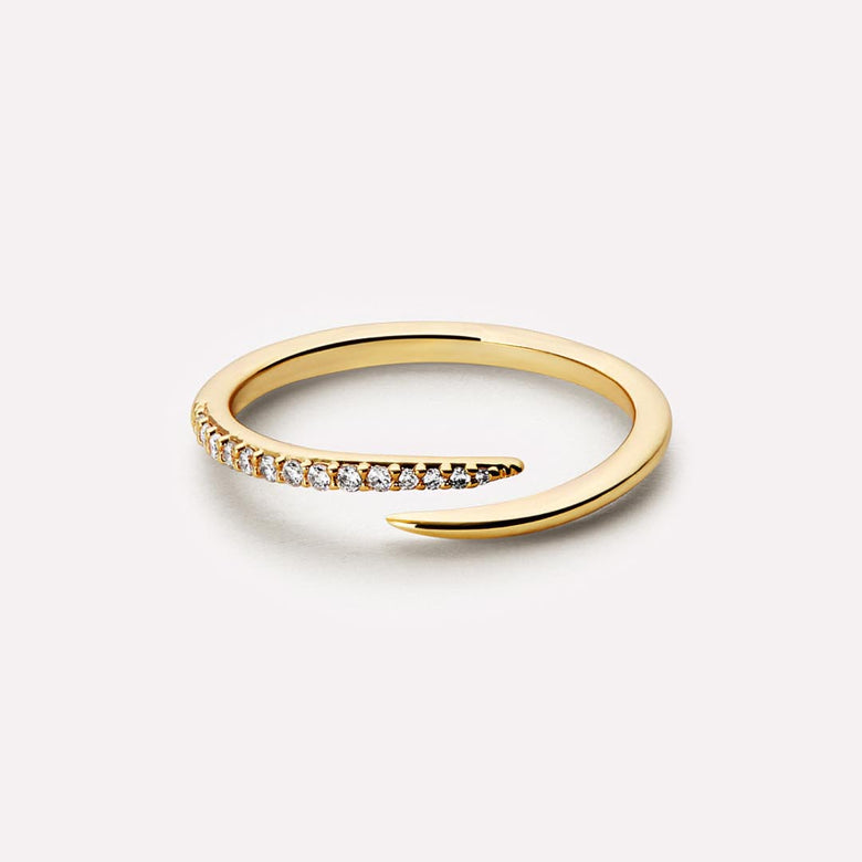 Opulence Loop Ring - stylish sterling silver design - Ring, handcrafted jewelry