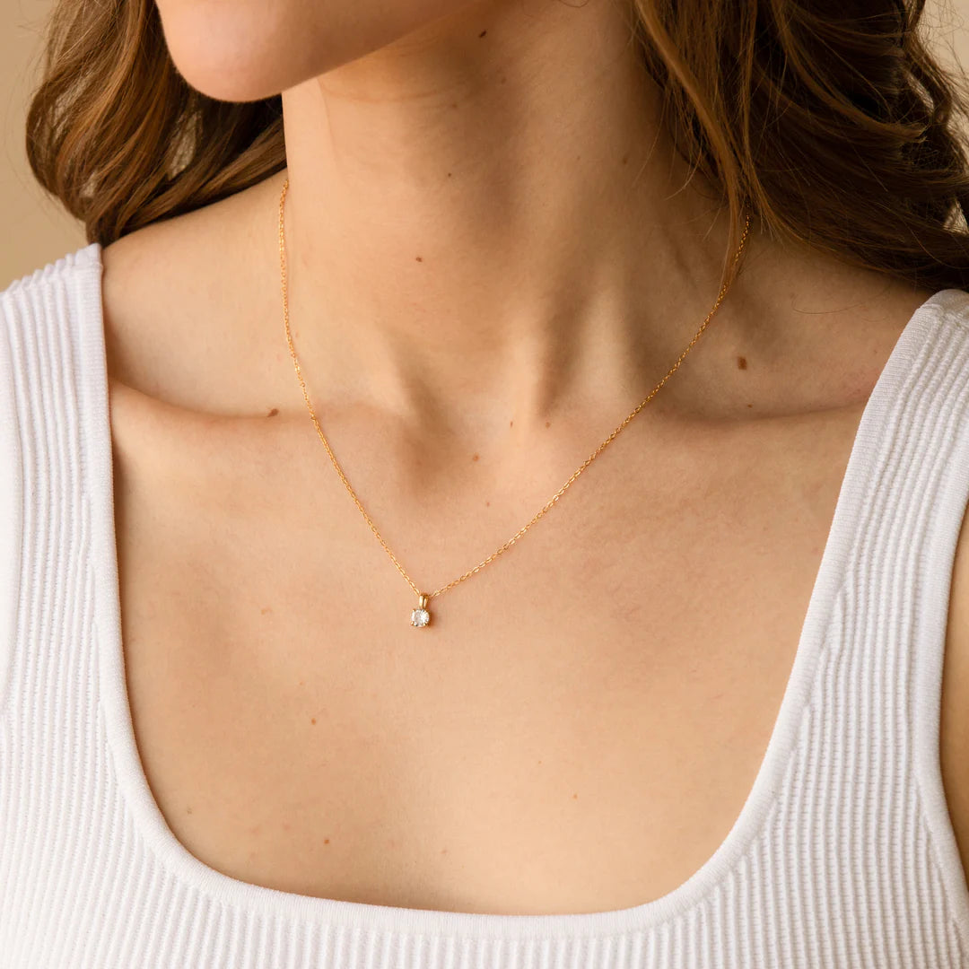 The Everyday Solitaire Pendant