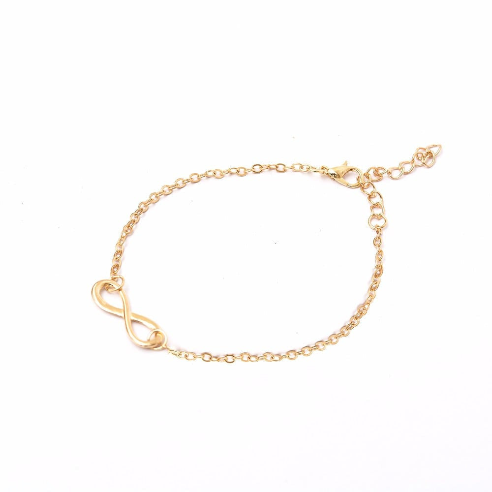 Gold Plated Infinity Bracelet - UNJELLIC