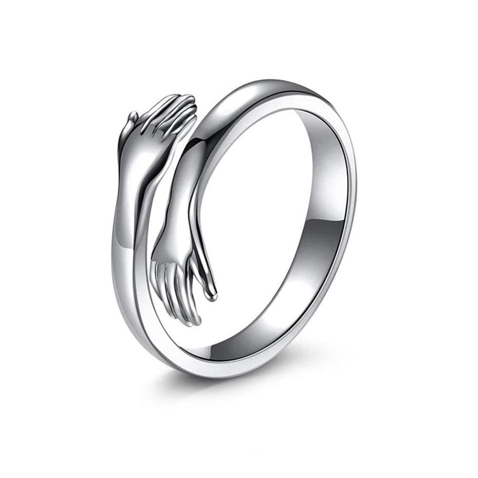 Sterling Silver 925 Hug Ring - UNJELLIC