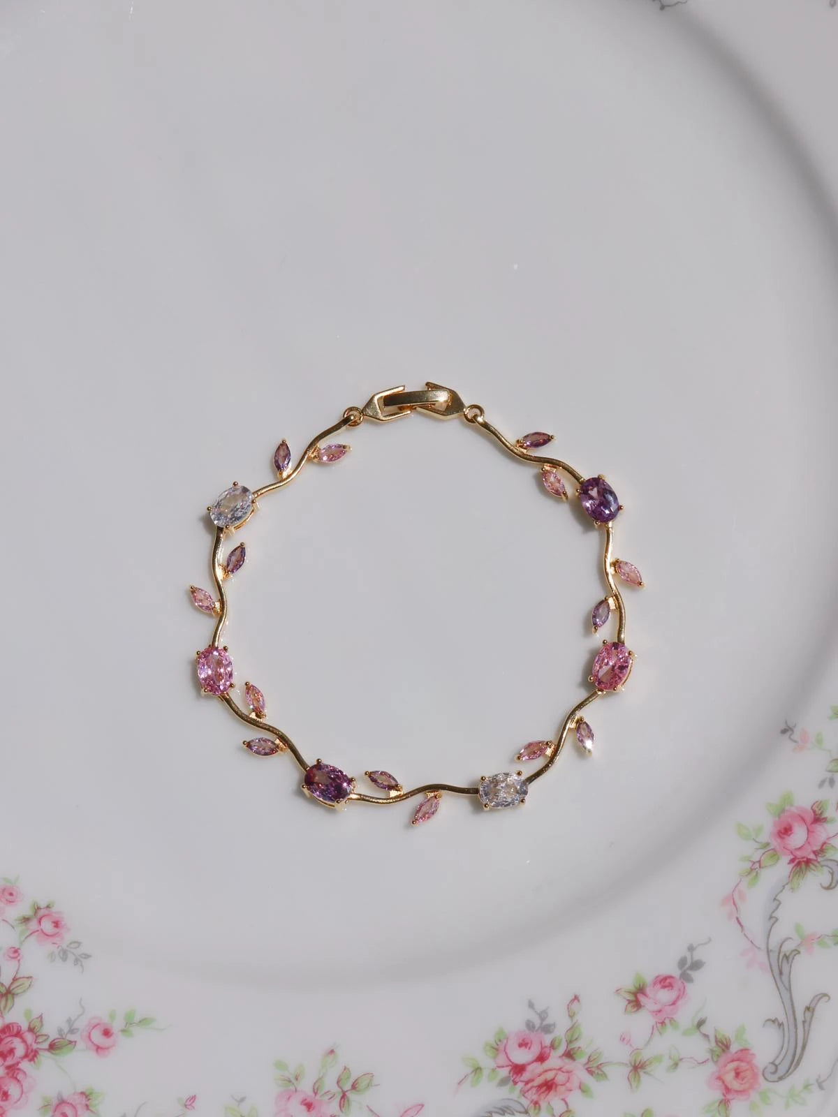 Sterling Silver Blossom Tulip Bracelet