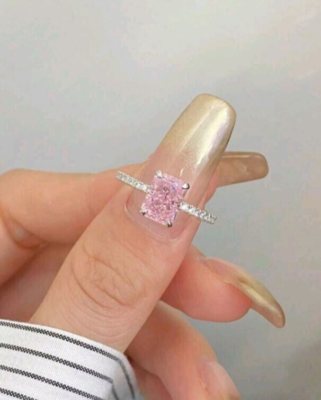 Serenade Pink Sterling Silver Ring