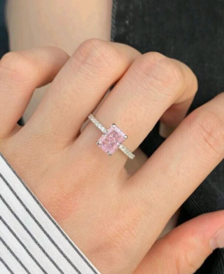 Serenade Pink Sterling Silver Ring