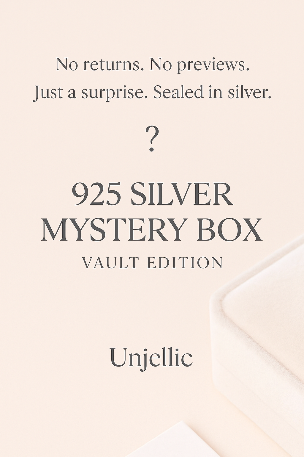 925 Silver Mystery Drop | Limited Vault Release
