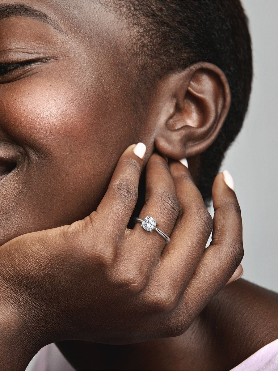 Classic Round Solitaire Engagement Ring