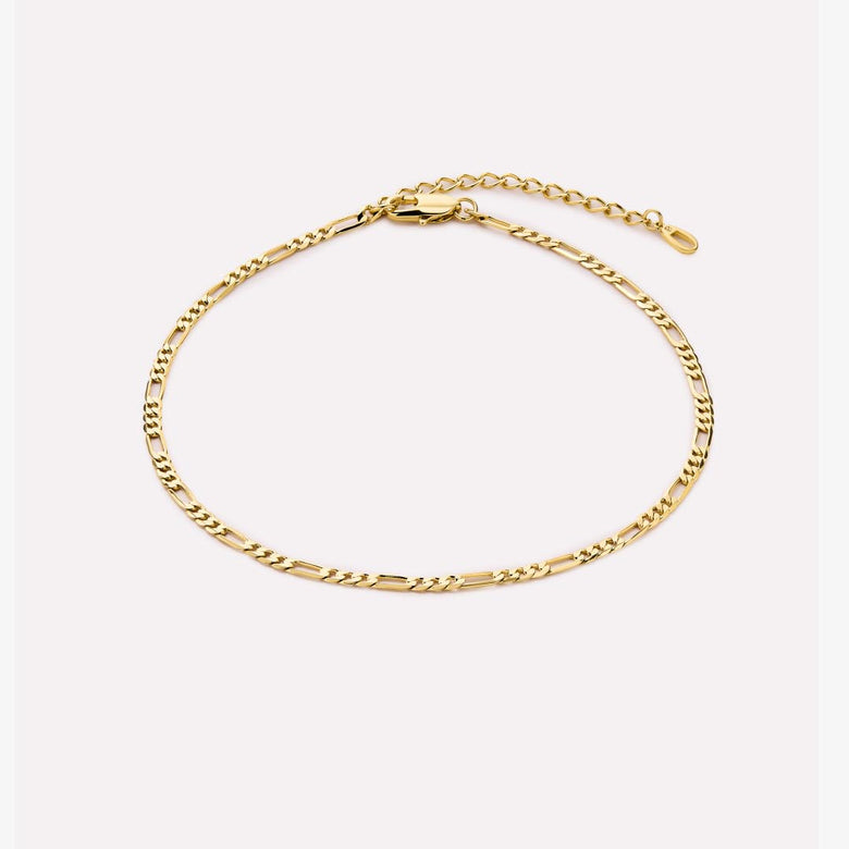 Luxe Veil Anklet - chic sterling silver design - Anklet, handcrafted jewelry