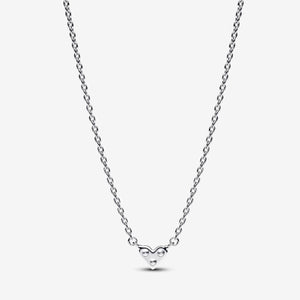 Sterling silver Heart Gleam Necklace - UNJELLIC