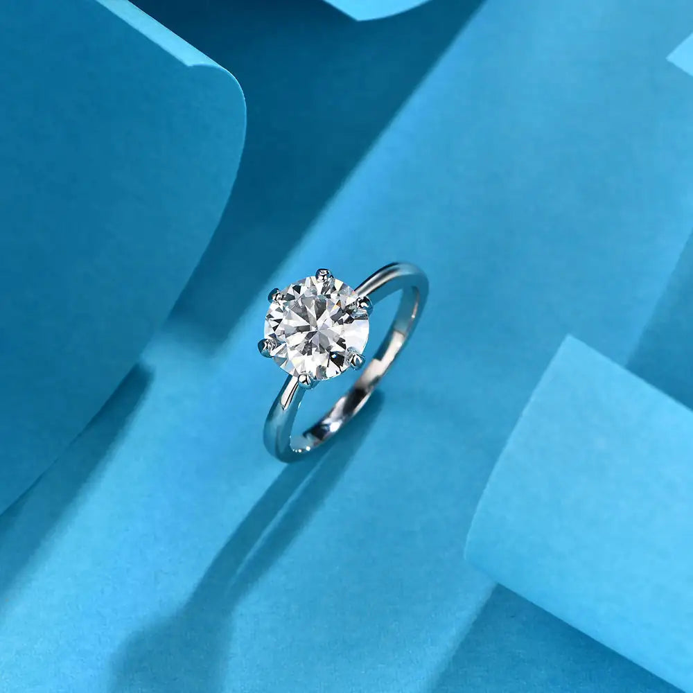 925 silver solitaire ring flat lay — gift-ready, premium silver ring India