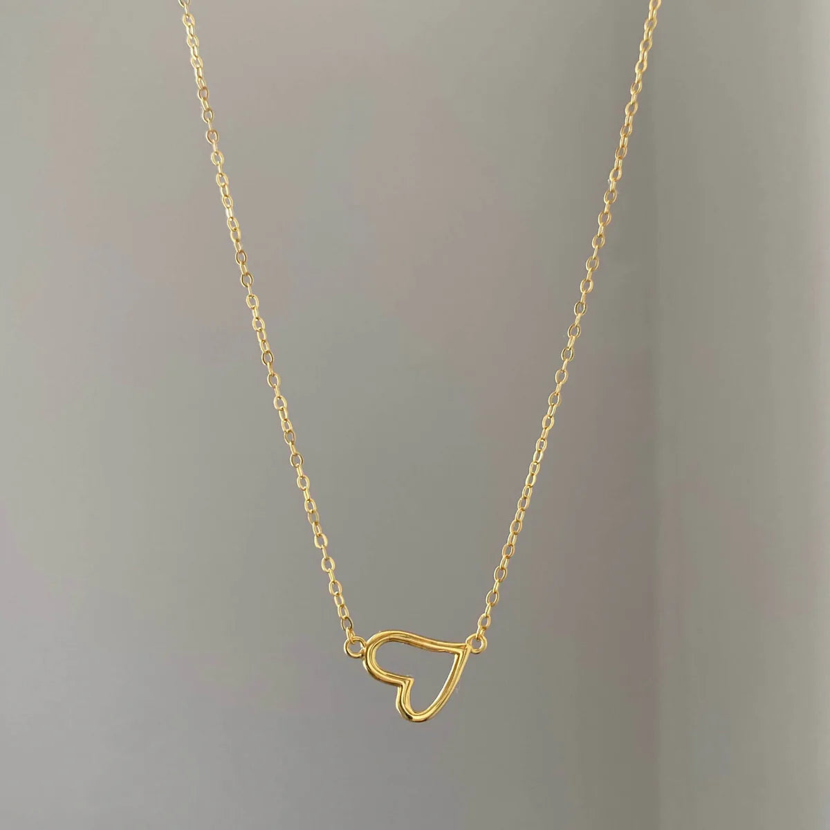 Heartline – 925 Sterling Silver Heart Necklace