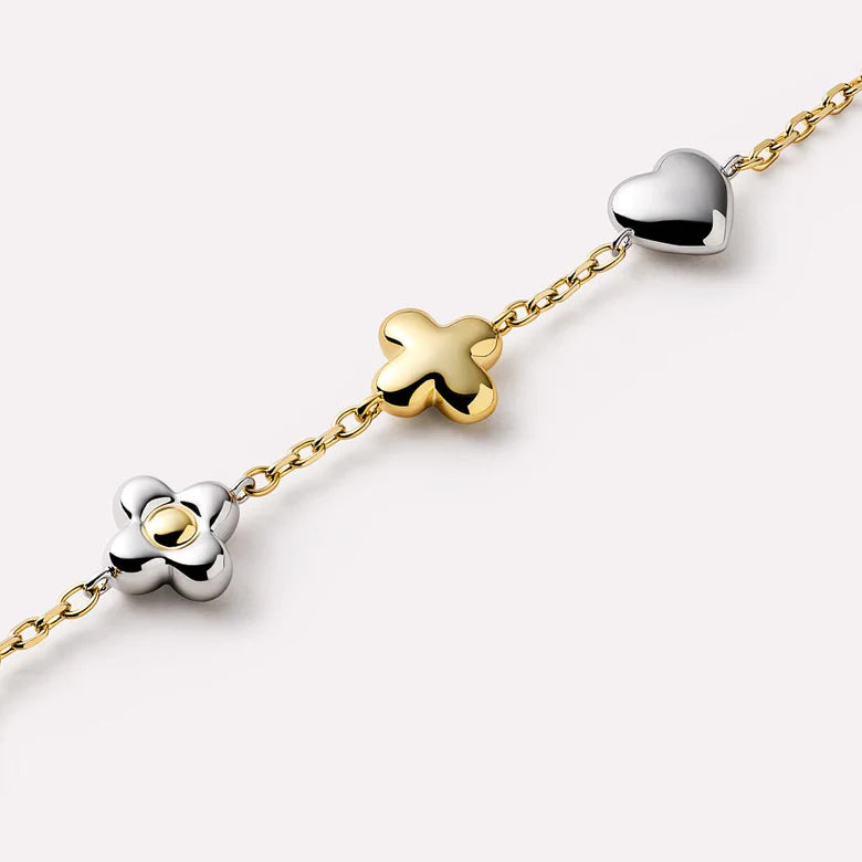 Crimson Reign Bracelet - bold design with sterling silver - Bracelet, handcrafted jewelry