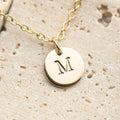 Sterling Silver 925 Gold Plated Initial Necklace - sterling silver, couple jewelry, premium jewelry, elegant design