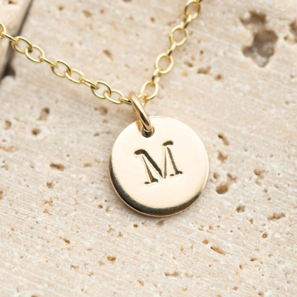 Sterling Silver 925 Gold Plated Initial Necklace - sterling silver, couple jewelry, premium jewelry, elegant design