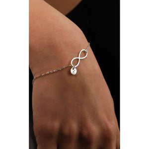 Unjellic infinity Initial bracelets - UNJELLIC