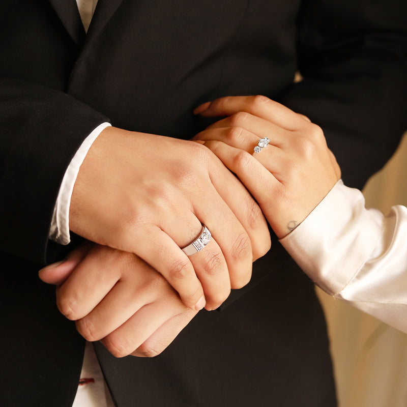 nan - sterling silver, couple jewelry, premium jewelry, elegant design