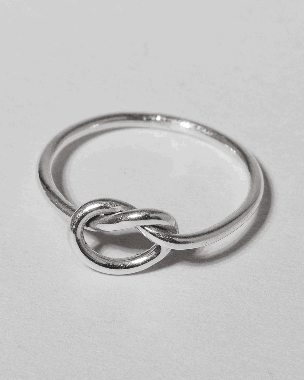 Eternal Sterling Silver Love Knot Ring - UNJELLIC