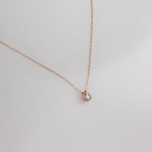 Water Drop 925 Sterling Silver Necklace - UNJELLIC