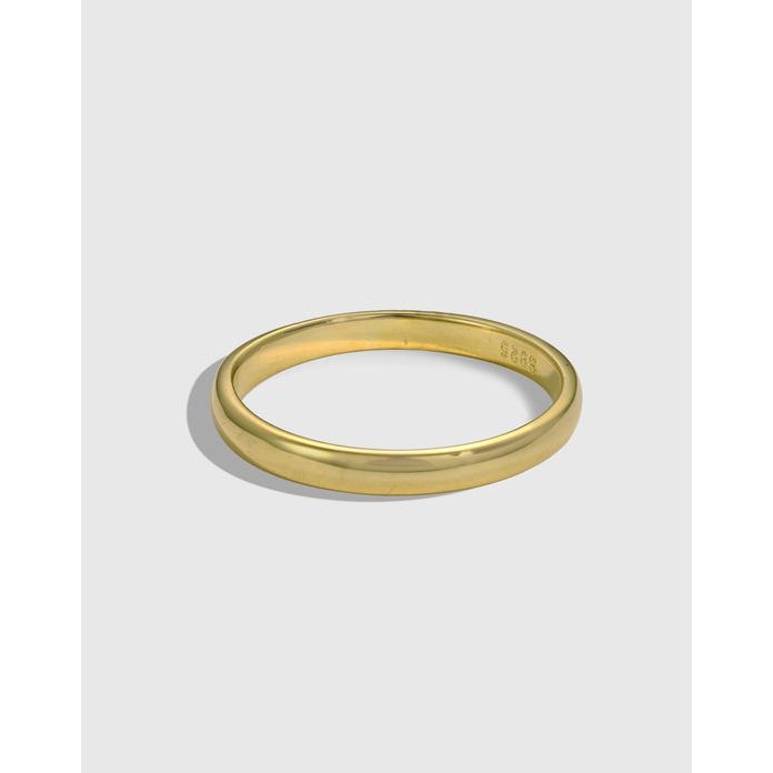 Plain 925 Sterling Silver Band Ring - UNJELLIC