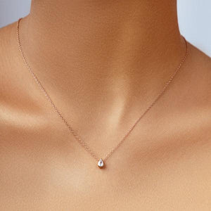 Water Drop 925 Sterling Silver Necklace - UNJELLIC