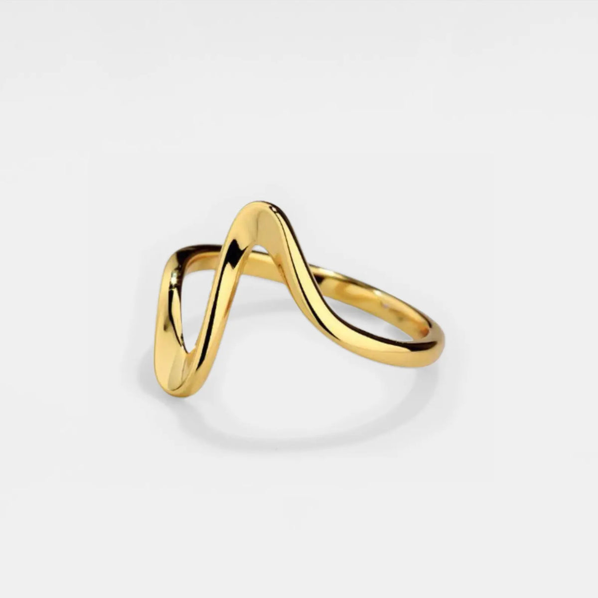 Serene Wave Ring — 925 sterling silver wave design promise ring India