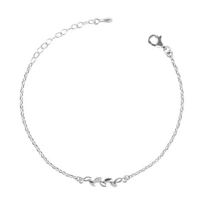 Leaf 925 Sterling Silver Bracelet - UNJELLIC