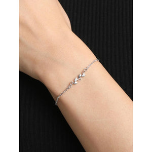 Leaf 925 Sterling Silver Bracelet - UNJELLIC